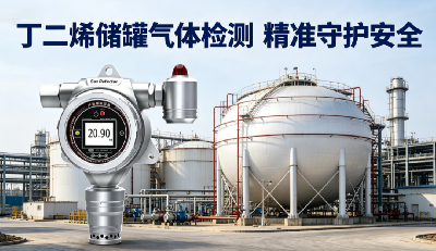 在线式氧气气体检测系统选型案例，丁二烯储罐微量氧安全监测落地纪实